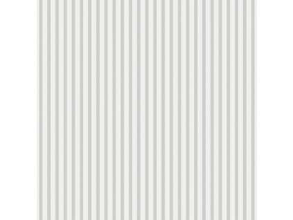 Vliesová tapeta na zeď, šedo-bílá, pruhy,  9817-3, Essential Stripes, ICH Wallcoverings, velikost 10,05 x 0,53 m