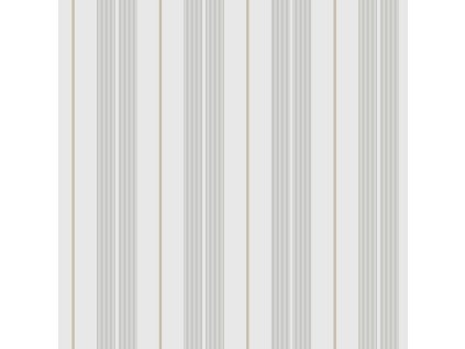 Vliesová tapeta na zeď, šedá, pruhy,  9815-3, Essential Stripes, ICH Wallcoverings, velikost 10,05 x 0,53 m