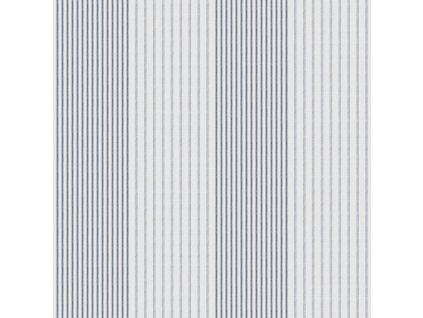Vliesová tapeta na zeď, modrá, pruhy,  9811-1, Essential Stripes, ICH Wallcoverings, velikost 10,05 x 0,53 m