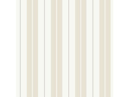 Vliesová tapeta na zeď, béžová, pruhy,  9815-2, Essential Stripes, ICH Wallcoverings, velikost 10,05 x 0,53 m
