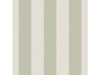Vliesová tapeta na zeď, zelená, pruhy,  9814-5, Essential Stripes, ICH Wallcoverings, velikost 10,05 x 0,53 m