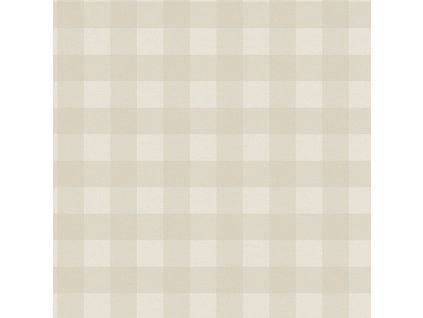 Vliesová tapeta na zeď, béžová, kostka, káro,  9813-2, Essential Stripes, ICH Wallcoverings, velikost 10,05 x 0,53 m