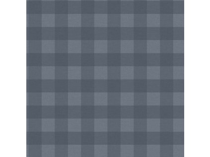 Vliesová tapeta na zeď, modrá, kostka, káro,  9813-1, Essential Stripes, ICH Wallcoverings, velikost 10,05 x 0,53 m