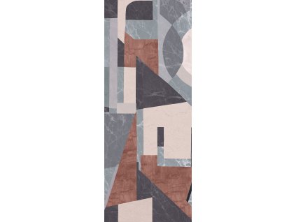 Grafická vliesová obrazová tapeta na zeď, šedo-hnědá, DGROC1032-300, Rock, Masureel, velikost 1,06 x 3 m