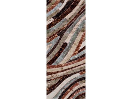 Geometrická vliesová obrazová tapeta na zeď, šedo-hnědá, DGROC2041-260, Rock, Masureel, velikost 1,06 x 2,6 m