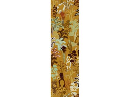 Vliesová obrazová tapeta na zeď, okrová, rostliny, DGJOY3013-260, Joy, Masureel, velikost 0,87 x 2,6 m