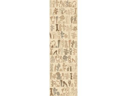Vliesová obrazová tapeta na zeď, béžová, rostliny, DGJOY2011-300, Joy, Masureel, velikost 0,87 x 3 m