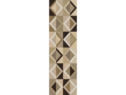 Geometrická vliesová obrazová tapeta na zeď, béžová, DGJOY4011-300, Joy, Masureel, velikost 0,87 x 3 m
