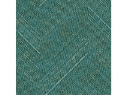 Vliesová tapeta na zeď, zelená, imitace látky, pruhy, NHW1020, Perla, Decoprint, velikost 10,05 x 0,53 m