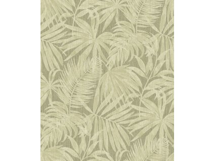 Vliesová tapeta na zeď, zelená, listy, PH3407, Perfect Harmony, Grandeco, velikost 10,05 x 0,53 m