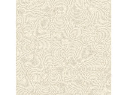 Geometrická vliesová tapeta na zeď, krémová, PH3302, Perfect Harmony, Grandeco, velikost 10,05 x 0,53 m