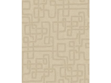 Vliesová tapeta na zeď, béžová,  imitace látky, 340230, Solange, Eijffinger, velikost 10 x 0,52 m