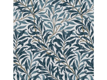 Vliesová tapeta na zeď, modrá, větvičky, 124245, William Morris At Home, velikost 10 x 0,52 m