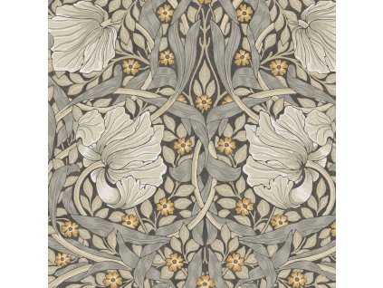 Vliesová tapeta na zeď, šedá, květiny, 124240, William Morris At Home, velikost 10 x 0,52 m
