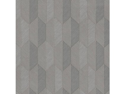 Geometrická vliesová tapeta na zeď, šedá, 1501-4, Vera, AdaWall, velikost 10 x 1,06 m