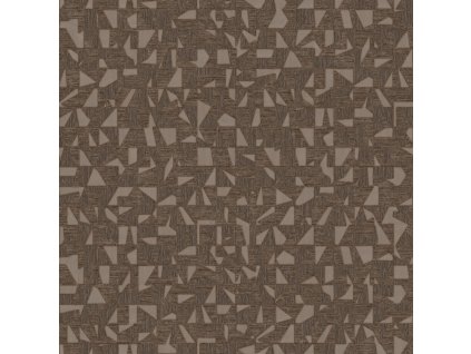 Geometrická vliesová tapeta na zeď, hnědá, 1512-4, Vera, AdaWall, velikost 10 x 1,06 m