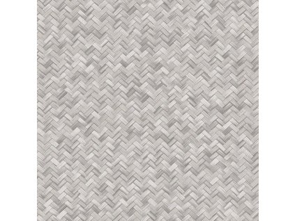 Vliesová tapeta na zeď, šedá, imitace rohože, 1511-4, Vera, AdaWall, velikost 10 x 1,06 m