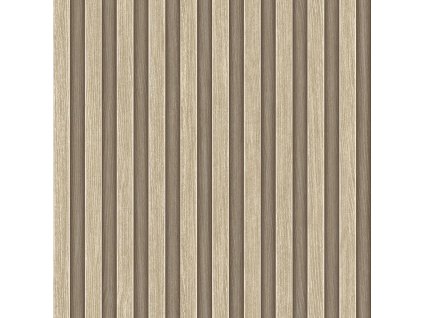 Vliesová tapeta na zeď, béžová, imitace dřeva, lamely, 23211-1, Omega, AdaWall, velikost 10 x 1,06 m