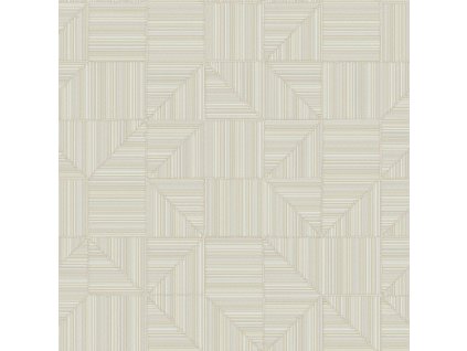 Geometrická vliesová tapeta na zeď, krémová, imitace látky, 23209-2, Omega, AdaWall, velikost 10 x 1,06 m
