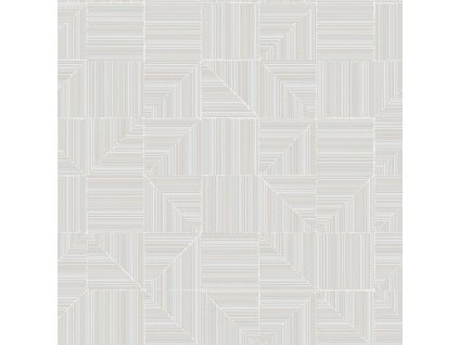 Geometrická vliesová tapeta na zeď, bílá, imitace látky, 23209-1, Omega, AdaWall, velikost 10 x 1,06 m