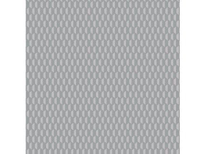 Geometrická vliesová tapeta na zeď, šedá, imitace látky, 23208-4, Omega, AdaWall, velikost 10 x 1,06 m