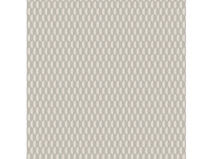Geometrická vliesová tapeta na zeď, šedo-béžová, imitace látky, 23208-3, Omega, AdaWall, velikost 10 x 1,06 m