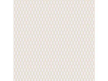 Geometrická vliesová tapeta na zeď, béžová, imitace látky, 23208-2, Omega, AdaWall, velikost 10 x 1,06 m