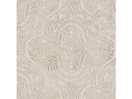 Luxusní vliesová tapeta na zeď, šedo-béžová, zámecká, 42212, Aura, Cristiana Masi by Parato, velikost 10,05 x 1,06 m