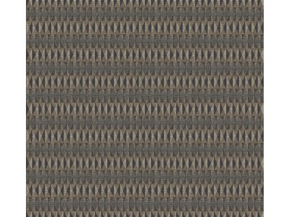 Geometrická vliesová tapeta na zeď, hnědo-černá, etno, AMA204, Amani, Masureel, velikost 10,05 x 0,7 m