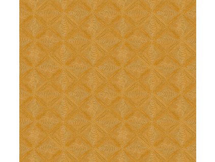 Geometrická vliesová tapeta na zeď, okrová, etno, AMA104, Amani, Masureel, velikost 10,05 x 0,7 m