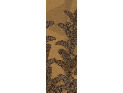 Vliesová obrazová tapeta na zeď, hnědá, listy, DGAMA2011-260,  Amani,  Masureel, velikost 1,06 x 2,6 m