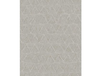 Geometrická vliesová tapeta na zeď, šedo-béžová, 340341, Sensory Eijffinger, velikost 10 x 0,52 m