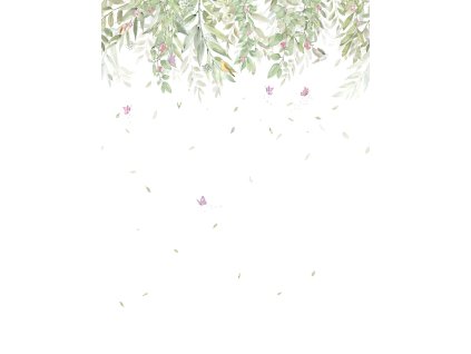 Vliesová obrazová tapeta na zeď, květiny, CW6130-1, Cute Walls, Decoprint, velikost 2,12 x 2,8 m