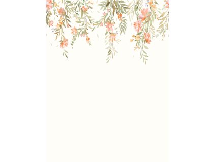 Vliesová obrazová tapeta na zeď, květiny, CW6119-1, Cute Walls, Decoprint, velikost 2,12 x 2,8 m