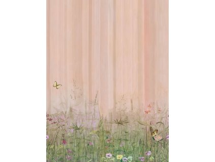 Vliesová obrazová tapeta na zeď, květiny, trávy, CW6023-1, Cute Walls, Decoprint, velikost 2,12 x 2,8 m