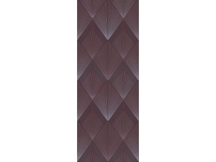 Geometrická vliesová obrazová tapeta na zeď, vínová, FW4035-2, Feature Walls, Decoprint, velikost 1,06 x 2,8 m