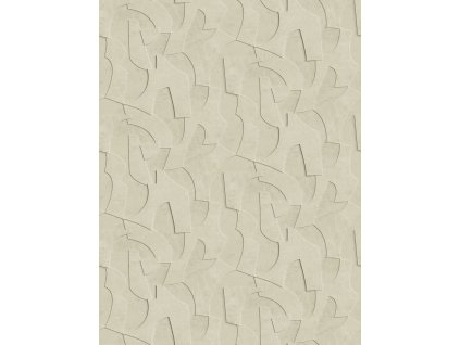 Geometrická vliesová obrazová tapeta na zeď, 3D, krémová, FW4042-2, Feature Walls, Decoprint, velikost 2,12 x 2,8 m