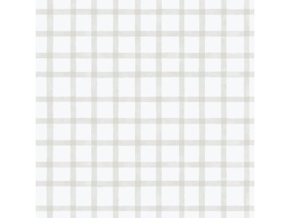 Geometrická vliesová tapeta na zeď, šedo-béžová, káro, 290-3, Enzo, ICH Wallcoverings, velikost 10,05 x 0,53 m