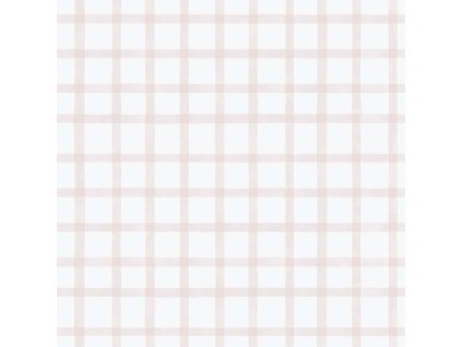 Geometrická vliesová tapeta na zeď, růžová, káro, 290-1, Enzo, ICH Wallcoverings, velikost 10,05 x 0,53 m