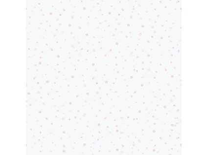Dětská vliesová tapeta na zeď, růžová, puntíky, kaňky, 289-1, Enzo, ICH Wallcoverings, velikost 10,05 x 0,53 m