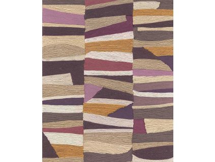 Vliesová tapeta na zeď, růžovo-béžová,  imitace rohože, 340573, Groovy, Eijffinger, velikost 10 x 0,7 m