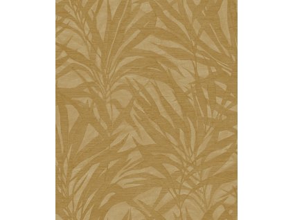 Luxusní vliesová tapeta na zeď, okrová, listy, Z57737, Architexture 2,  Zambaiti Parati, velikost 10,05 x 0,53 m
