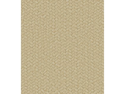 Luxusní vliesová tapeta na zeď, béžová, imitace rohože, Z57722, Architexture 2,  Zambaiti Parati, velikost 10,05 x 0,53 m