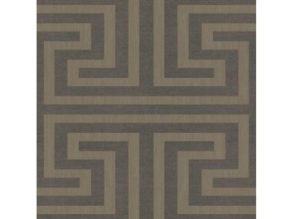 Vliesová tapeta na zeď, geometrická, hnědá, 27519, Sintesi, Cristiana Masi by Parato, velikost 10,05 x 0,53 m