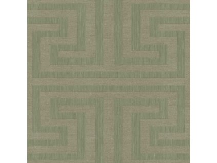 Vliesová tapeta na zeď, geometrická, zelená, 27515, Sintesi, Cristiana Masi by Parato, velikost 10,05 x 0,53 m