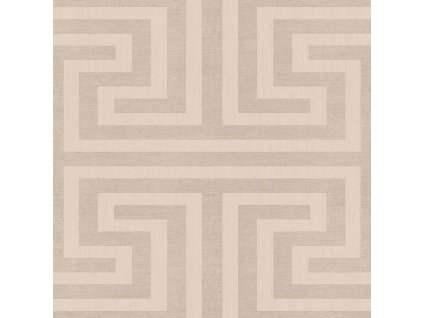 Vliesová tapeta na zeď, geometrická, šedo-béžová, 27514, Sintesi, Cristiana Masi by Parato, velikost 10,05 x 0,53 m