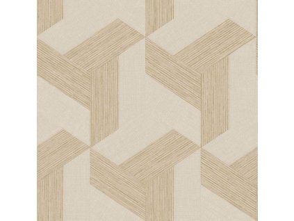 Vliesová tapeta na zeď, geometrická, béžová, 27502, Sintesi, Cristiana Masi by Parato, velikost 10,05 x 0,53 m