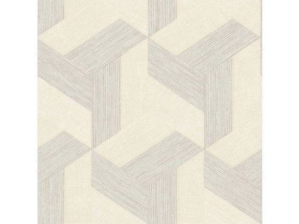 Vliesová tapeta na zeď, geometrická, šedo-béžová, 27501, Sintesi, Cristiana Masi by Parato, velikost 10,05 x 0,53 m