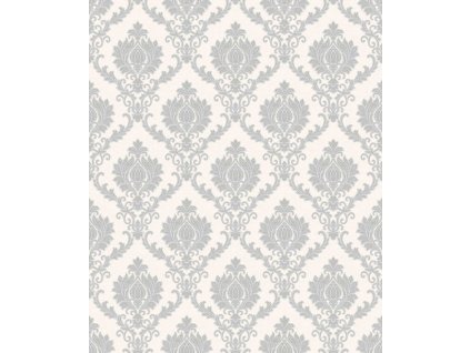 Vliesová tapeta na zeď, šedo-stříbrná, zámecký vzor, 23641, The Best Classic & Elegant, Cristiana Masi by Parato, velikost 10,05 x 0,53 m