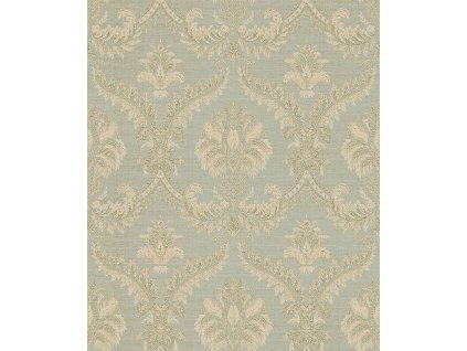 Vliesová tapeta na zeď, zeleno-béžová, zámecký vzor, 23605, The Best Classic & Elegant, Cristiana Masi by Parato, velikost 10,05 x 0,53 m